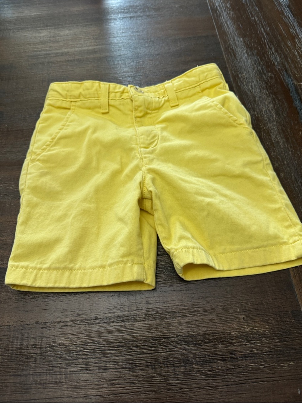 Bright Yellow Kids' Cotton Shorts Crown and ivy size 7
